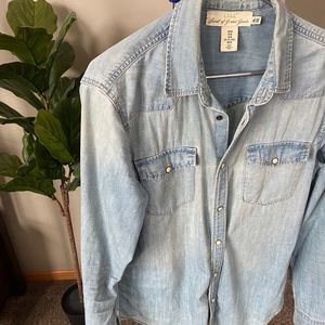 H&M Light Denim Button Up shirt